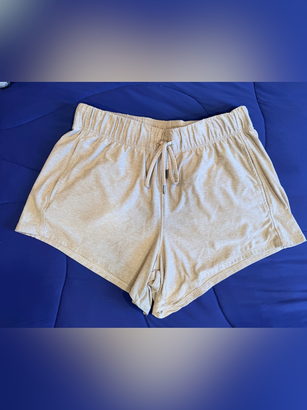 Athletic Works Beige Drawstring Athletic Shorts